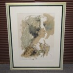 【出張買取】兵庫県宝塚市よりご依頼 宮永岳彦のリトグラフなどの絵画や古墨、端渓硯などの書道具