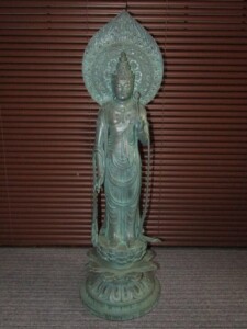作者不詳 銅製 仏像 ブロンズ