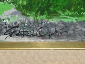 小田切訓 油彩 4号 古城