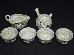 相馬焼 在銘 茶器 急須 湯冷 煎茶碗 煎茶道具