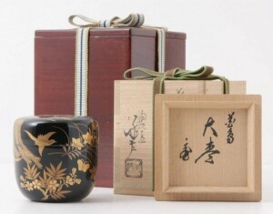 五代 川端近左 花鳥蒔繪 大棗